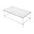Ultra-Modern Tempered Glass and Acrylic Coffee Table