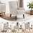 High-Back Polyester Upholstered Accent Armchair with Sinuous Springs-1473778335