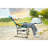 Camping Directors Chair, Heavy Duty,Oversized Portable Folding Chair With Side Table, Pocket For Beach, Fishing,Trip,Picnic,Lawn 
Blue