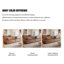 Canapé modulaire brun en cuir véritable-1021860789