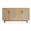 Buffet en rotin de style scandinave en bois massif-1407003182
