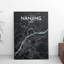 Nanjing City Map - No Frame Print-2081888004