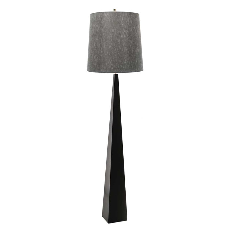 Athal 181cm Traditional Floor Lamp, Black, Dark Grey