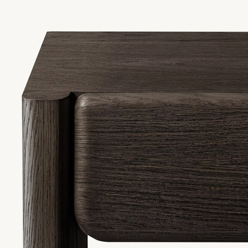 Console avec tiroirs, Noir, noir, noir, noir