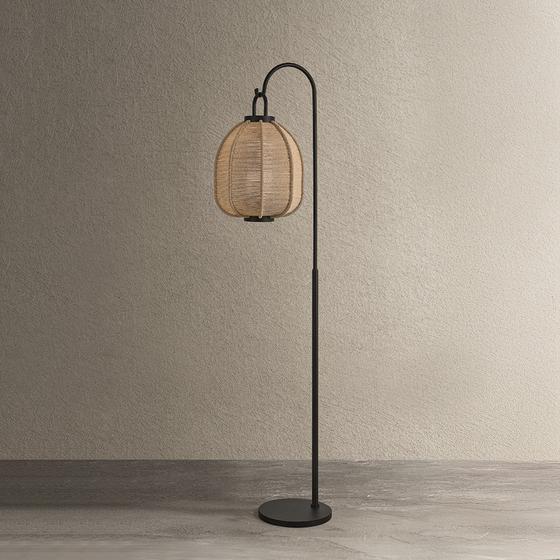 Lampe sur pied Maltby avec grand abat-jour, Width 18 in.