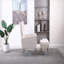 Chaise d'appoint moderne avec repose-pieds, fauteuil confortable pour salon, chambre à coucher, appartement, bureau-702720844