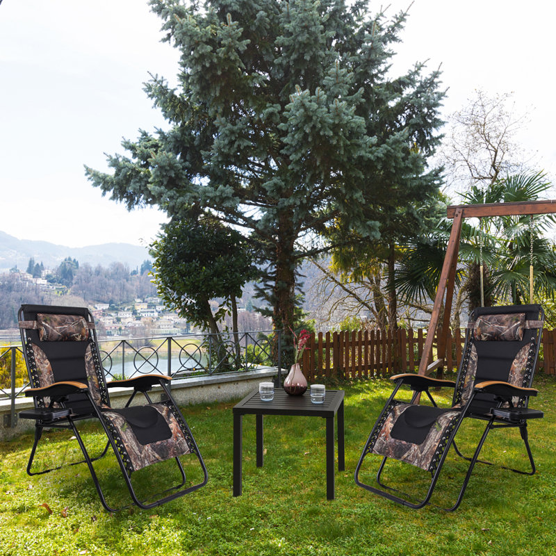 Syril Folding Zero Gravity Chair, Camouflage