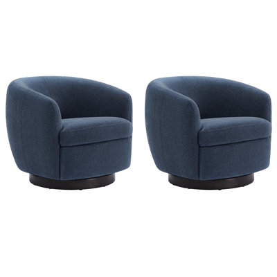 Marcy Swivel Barrel Chair