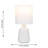 Elcie White Table Lamp-1036050720