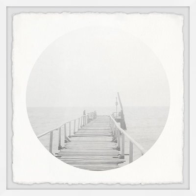 Foggy Pier - Single Picture Frame Painting