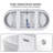 59'' x 30'' Freestanding Soaking Acrylic Bathtub