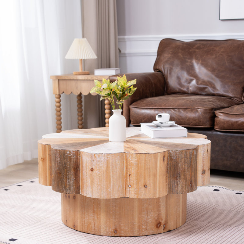 Table basse Farmhouse, plusieurs tables d'entrée en bois