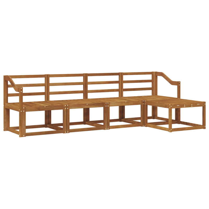  Outdoor Sofa Set Solid Acacia Wood Furniture Garden Terrace Lounge