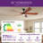 Homewood  60-In Farmhouse Rustic Solid Wood Ceiling Fan with Light Remote Control 6 Speed Quiet DC Motor Reversible-1372759778