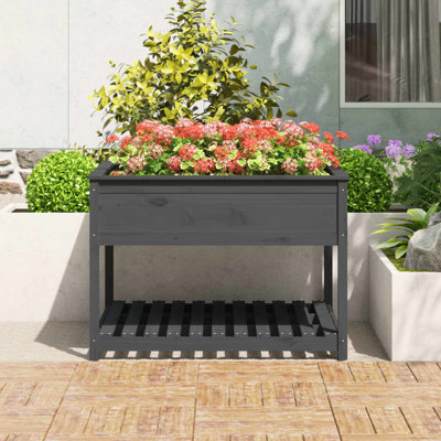Aalap Wood Raised Garden Bed