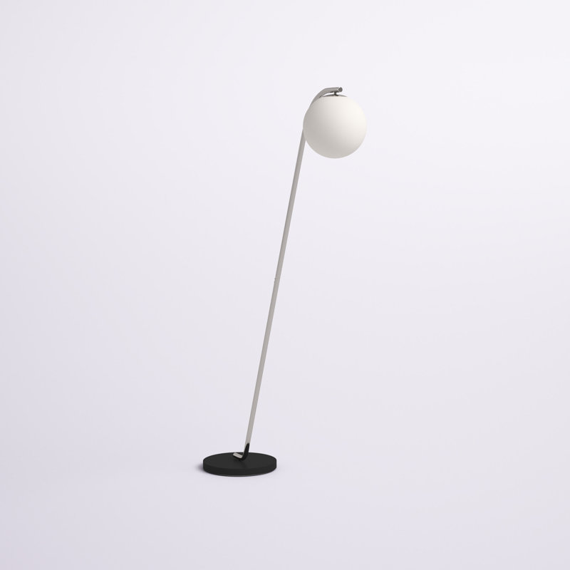 Kristofer 61'' Novelty Floor Lamp, Brushed Nickel