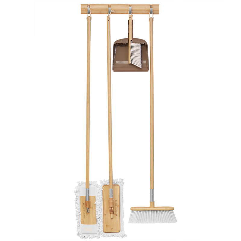 Live.Love.Clean. 4-Hook Wall Mounted Organizer