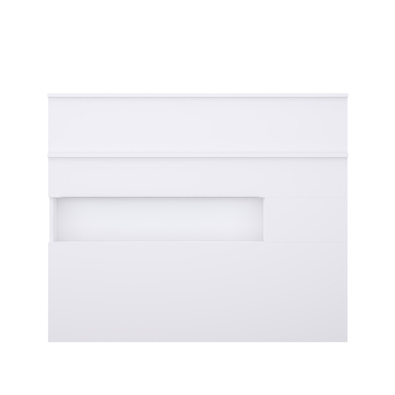 Rectangle Manufactured Wood Reception Desk