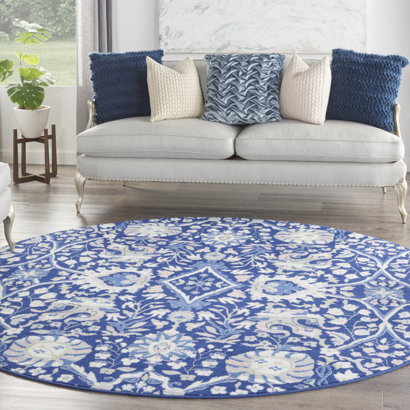 Oriental Indoor Rug, Round 8'