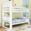 Lit superposé simple en bois avec tablettes-976318912