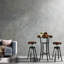 Tabouret de bar pivotant en bois massif Attayac