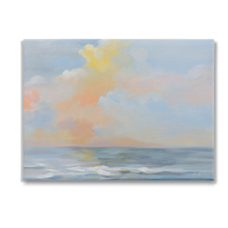 Nuage de mer et pastel, H 36 po x l 48 po