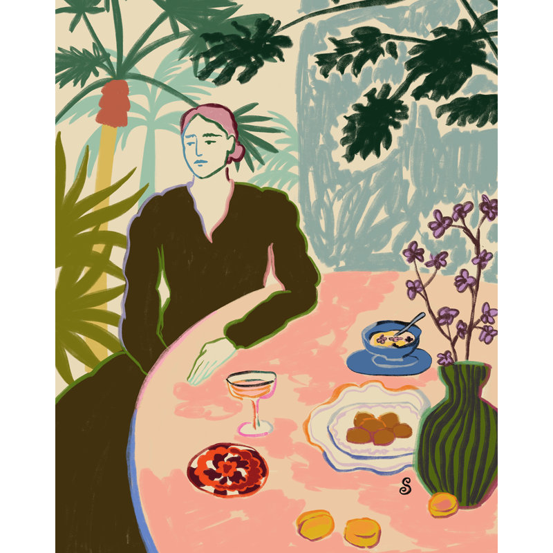 Tropical Brunch, 21.5" H x 17.5" W