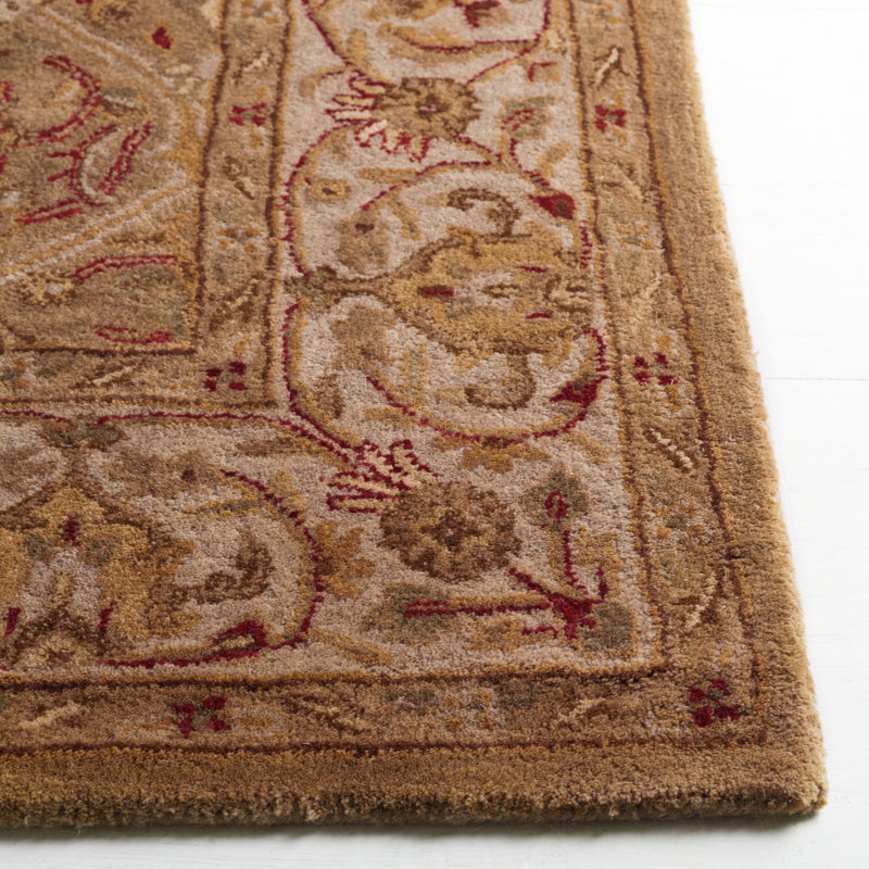 Evie Hand Tufted Wool Oriental Rug, Rectangle 4' x 6'