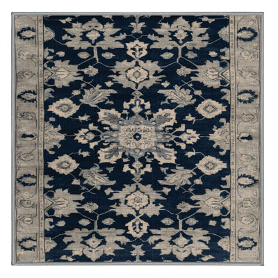 Machine Washable Overdyed Gray Area Rug