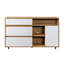 Buffet contemporain de 52 po avec rangement ouvert Yveth-1067132501