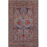 Traditional One-of-a-Kind Rectangle 4' X 6'2" Hand Knotted Area Rug