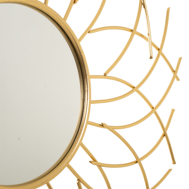 Radovanova Metal Flat Wall Mirror