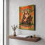 «Sasquatch Guitar Player» par Flyland Designs, art mural en métal doré, 12 po x 16 po-194786721