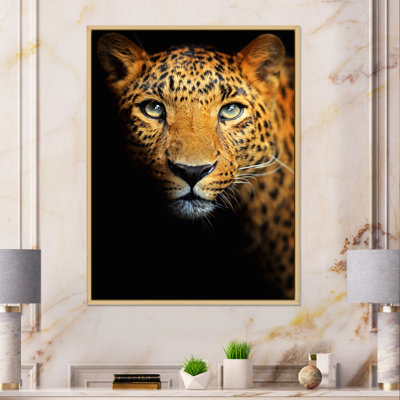 Portrait d'un léopard III - Photographie sur toile