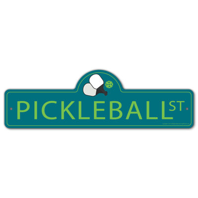 Plaque de rue Pickleball