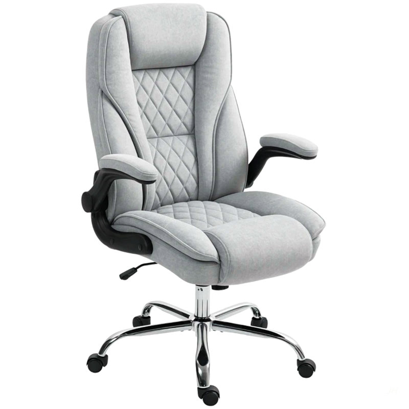 Chaise de bureau à haut dossier, conception ergonomique réglable pour la maison et le bureau