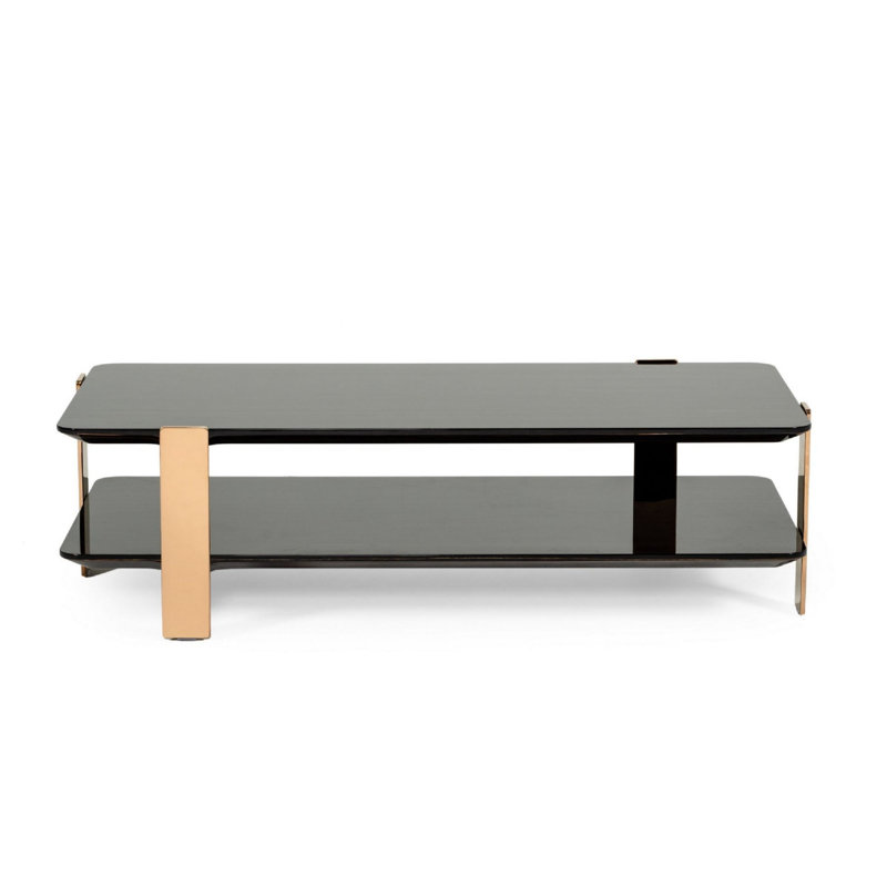 Table basse à 4 pieds avec rangement Jahkia
