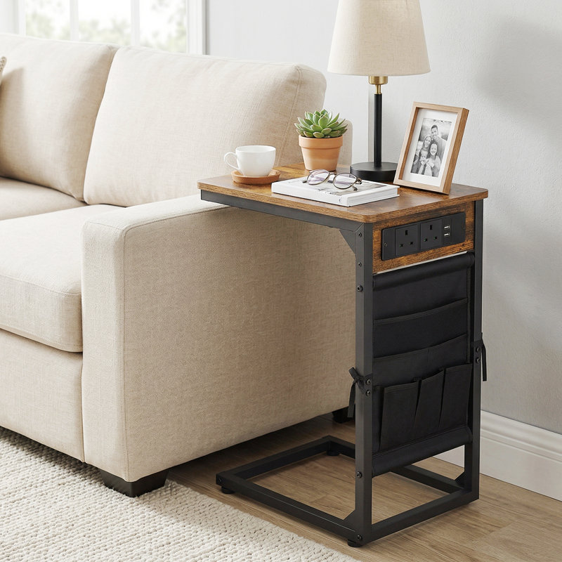 End Table, Rustic Brown