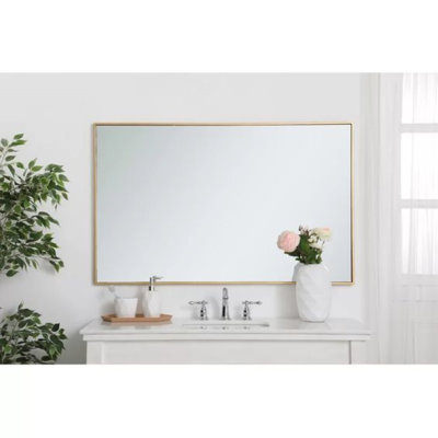 Raul Stainless Steel Rectangle Mirror