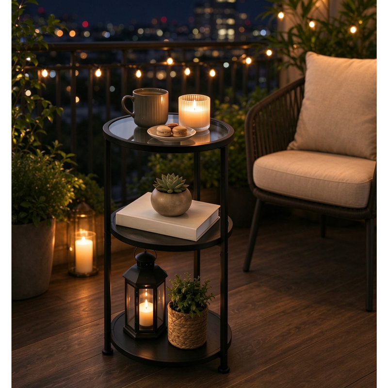 3 Legs Round Side Table