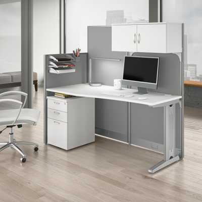 Bureau en une heure avec rangement