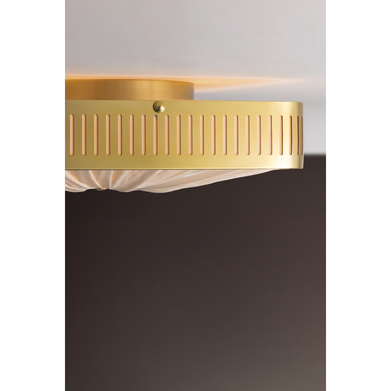 Henri Semi Flush by Augusta Hoffman x HVL, 4.75" H x 14.5" W x 14.5" D, 4 Lights