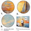 Coucher de soleil orange sur un bateau I - bateau à voile, art mural-411534084-411534116