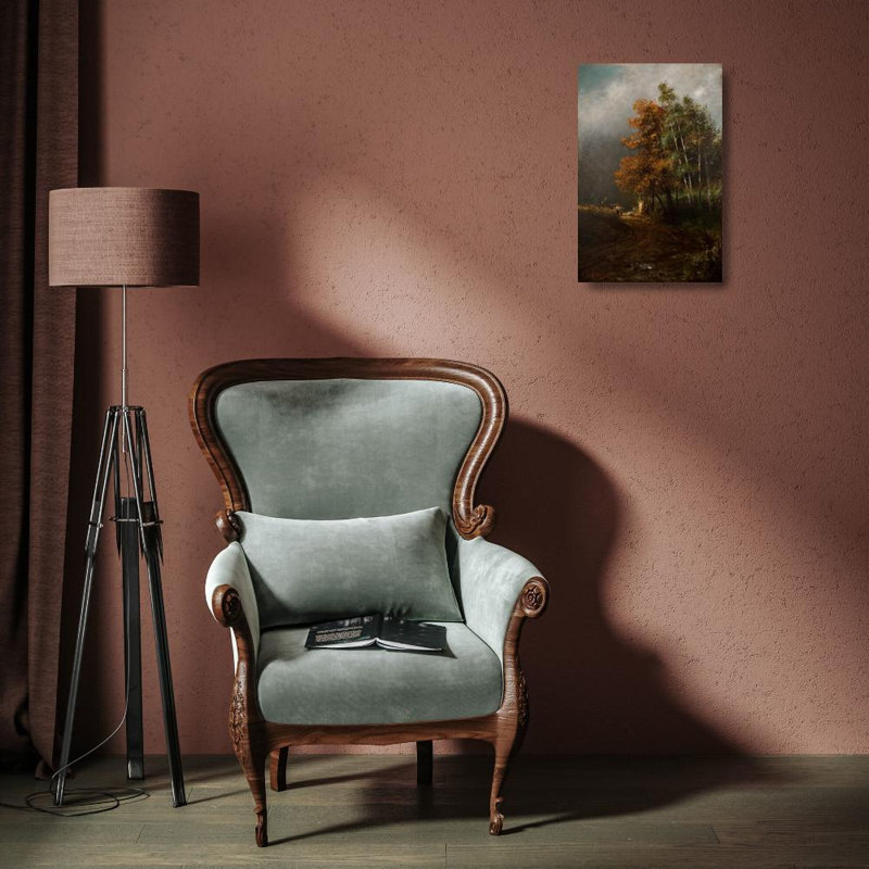 «Way-Side Shrine» par Warlyslaw Rossowski - Art mural sur toile tendue avec châssis, H 18 po x l 14 po
