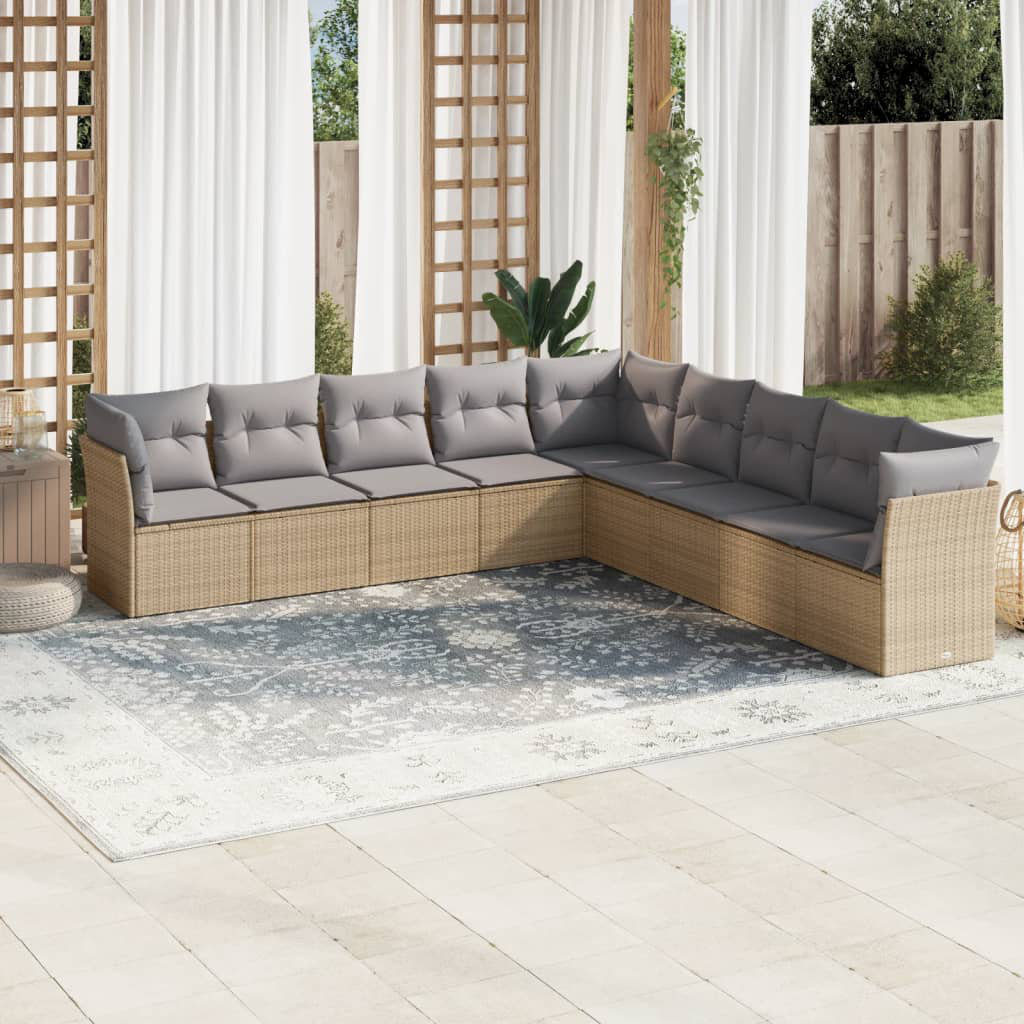 Gartenecksofa Sivalls mit Kissen