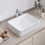 VEVOR 55.9mm W White Ceramic Sink