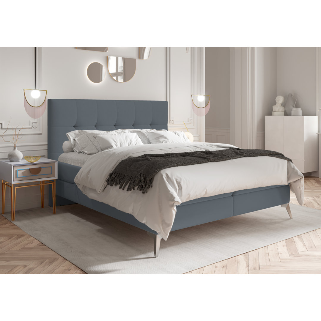 Iredale Boxspringbett mit Topper und Stauraum