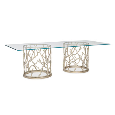 Caracole Classic Glass Dining Table