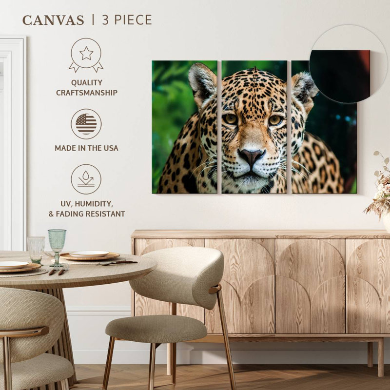 Lone Jaguar, 32" H x 50" W