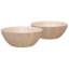 Noritake Hammock Wood Set Of 2 Small Bowls, 7", 20 Oz.